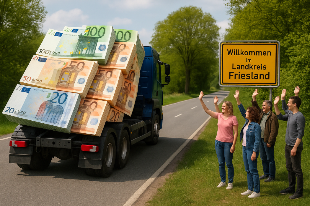 Geld nach Friesland